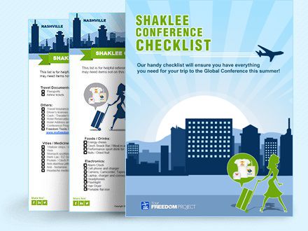 Shaklee Convention Promo