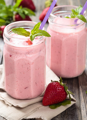 Creamsicle Strawberry Vanilla Shake